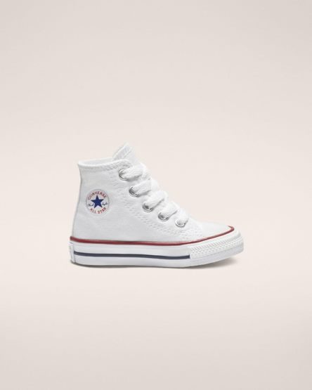 Zapatillas Altas Converse Chuck Taylor All Star Classic Niño Blancas | PE 8ELW50